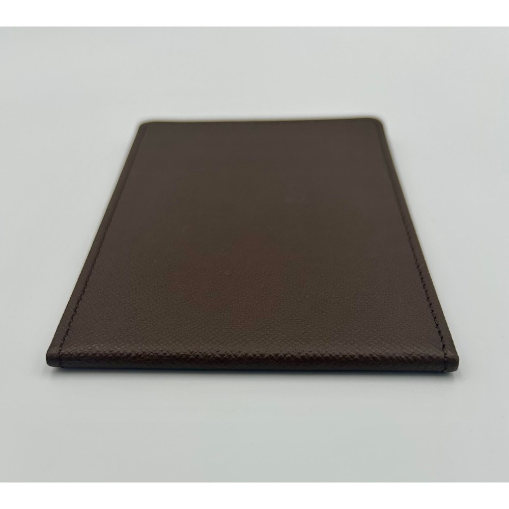 Louis Vuitton Taiga Leather Bifold ID Card Holder Brown Wallet with COA - Picture 9 of 9
